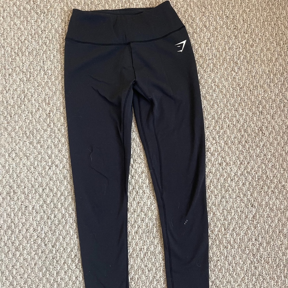 Gymshark Black Aspire Leggings Sz XS